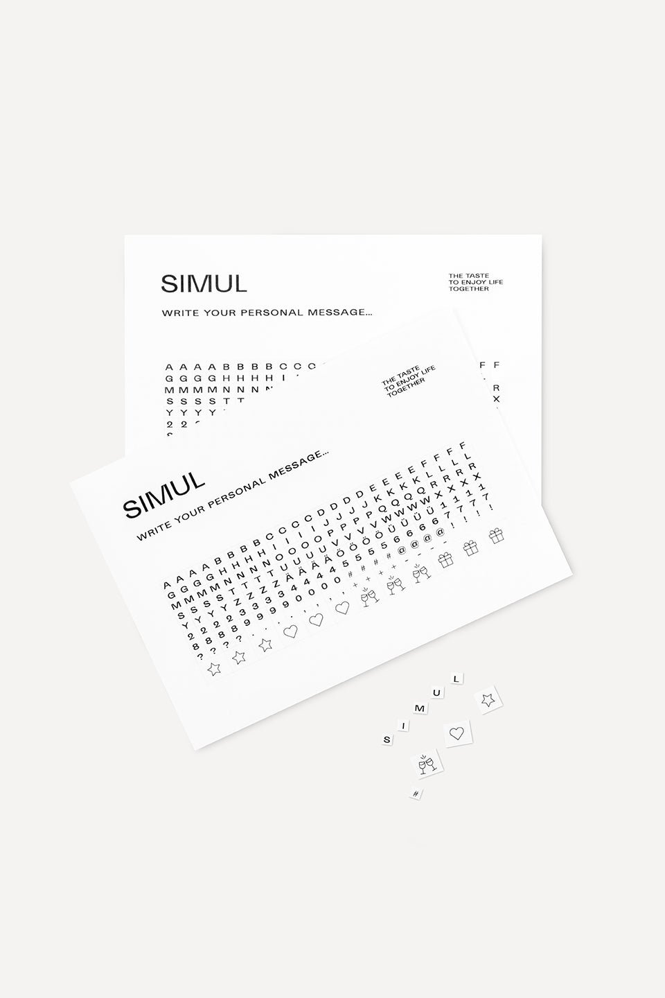 StickerSet Personalisierung SIMUL the taste to